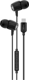 ΑΚΟΥΣΤΙΚΑ HANDSFREE SE12 USB-C - ΜΑΥΡΟ IXCHANGE