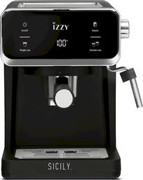 IZ-6017 SICILY 1000 W 19 BAR ΜΑΥΡΟ ΜΗΧΑΝΗ ESPRESSO IZZY