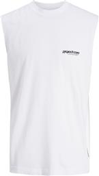 ΑΜΑΝΙΚΟ ΜΠΛΟΥΖΑΚΙ 12274576 PRINTED TANK TOP JUNIOR ΛΕΥΚΟ (128 CM) JACK & JONES