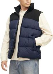 ΜΠΟΥΦΑΝ ΑΜΑΝΙΚΟ JJMOON BODYWARMER 12256860 ΣΚΟΥΡΟ ΜΠΛΕ JACK & JONES από το PLUS4U