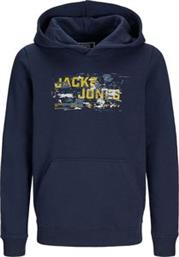 HOODIE JCOOUTDOOR LOGO 12263378 ΣΚΟΥΡΟ ΜΠΛΕ (128 CM) (8 ΕΤΩΝ) JACK & JONES