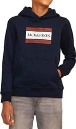 HOODIE JORFREDERIKSBERG 12263243 ΣΚΟΥΡΟ ΜΠΛΕ (128 CM) (8 ΕΤΩΝ) JACK & JONES