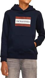 HOODIE JORFREDERIKSBERG 12263243 ΣΚΟΥΡΟ ΜΠΛΕ (164 CM) (14 ΕΤΩΝ) JACK & JONES