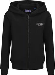 HOODIE ΜΕ ΦΕΡΜΟΥΑΡ JJMAKOTO 12284835 ΜΑΥΡΟ (104CM)-(4 ΕΤΩΝ) JACK & JONES