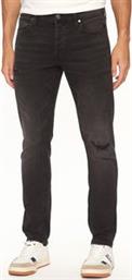 JEANS JJIGLENN JJORIGINAL SLIM 12259148 ΜΑΥΡΟ JACK & JONES