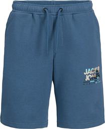 ΣΟΡΤΣ 12269948 JPSTLUKE SWEAT SHORTS GMS JNR ΜΠΛΕ (128 CM) JACK & JONES