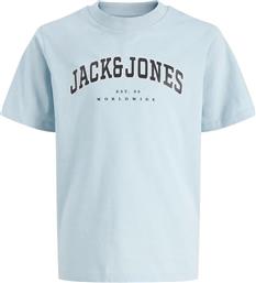 T-SHIRT JJECALEB VARSITY 12258924 ΓΑΛΑΖΙΟ (128CM)-(8 ΕΤΩΝ) JACK & JONES