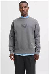 ΑΝΔΡΙΚΗ ΜΠΛΟΥΖΑ ΦΟΥΤΕΡ ΜΕ LETTERING - 12283642 ΓΚΡΙ JACK & JONES