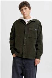 ΑΝΔΡΙΚΟ OVERSHIRT ΚΟΤΛΕ ΜΟΝΟΧΡΩΜΟ RELAXED FIT - 12278992 ΚΥΠΑΡΙΣΣΙ JACK & JONES