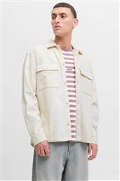 ΑΝΔΡΙΚΟ OVERSHIRT RELAXED FIT - 12278825 ΕΚΡΟΥ JACK & JONES