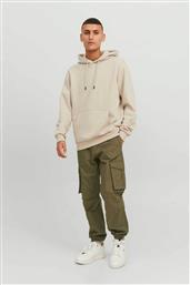ΑΝΔΡΙΚΟ ΠΑΝΤΕΛΟΝΙ CARGO ΜΟΝΟΧΡΩΜΟ RELAXED FIT - 12242264 ΛΑΔΙ JACK & JONES