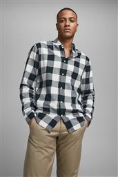 ΑΝΔΡΙΚΟ ΠΟΥΚΑΜΙΣΟ ΚΑΡΟ ''GINGHAM CHECKED'' - 12181602 ΜΑΥΡΟ JACK & JONES