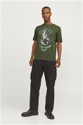 ΑΝΔΡΙΚΟ T-SHIRT ΜΕ GRAPHIC PRINT STANDARD FIT - 12256782 ΧΑΚΙ JACK & JONES