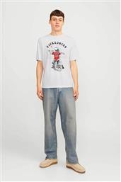 ΑΝΔΡΙΚΟ T-SHIRT ΜΕ GRAPHIC PRINT STANDARD FIT - 12256782 ΛΕΥΚΟ JACK & JONES