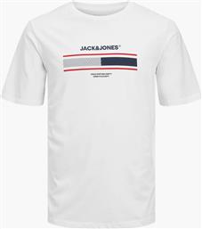 ΑΝΔΡΙΚΟ T-SHIRT ΜΕ GRAPHIC PRINT STANDARD FIT - 12256784 ΛΕΥΚΟ JACK & JONES