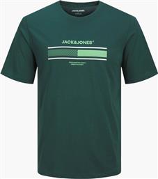 ΑΝΔΡΙΚΟ T-SHIRT ΜΕ GRAPHIC PRINT STANDARD FIT - 12256784 ΠΡΑΣΙΝΟ ΣΚΟΥΡΟ JACK & JONES