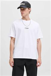 ΑΝΔΡΙΚΟ T-SHIRT ΜΟΝΟΧΡΩΜΟ ΜΕ LETTERING - 12278787 ΚΑΦΕ JACK & JONES