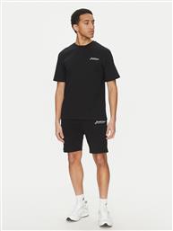 ΣΕΤ T-SHIRT ΚΑΙ ΑΘΛΗΤΙΚΟ ΣΟΡΤΣ BEAU 12277466 ΜΑΥΡΟ RELAXED FIT JACK & JONES