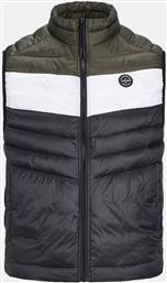 JJESPRINT BODYWARMER COLLAR ΑΝΔΡΙΚΟ ΑΜΑΝΙΚΟ ΜΠΟΥΦΑΝ (9000185627-1469) JACK & JONES