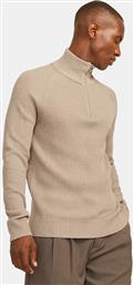 JJPANNEL KNIT HALF ZIP AW24 (9000208564-58655) JACK & JONES από το COSMOSSPORT