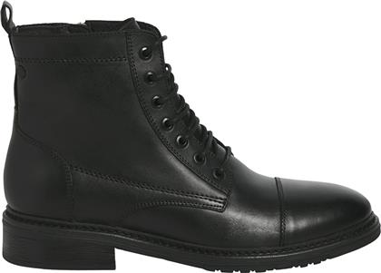 ΜΑΥΡΟ ΑΝΔΡΙΚΟ ΔΕΡΜΑΤΙΝΟ ΜΠΟΤΑΚΙ JACK & JONES