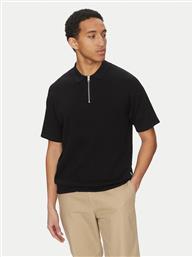 POLO TROY 12269617 ΜΑΥΡΟ RELAXED FIT JACK & JONES
