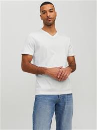 T-SHIRT BASIC 12156102 ΛΕΥΚΟ STANDARD FIT JACK & JONES
