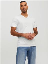 T-SHIRT BASIC 12156102 ΛΕΥΚΟ STANDARD FIT JACK & JONES