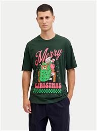 T-SHIRT HOLIDAY CARTOON 12287550 ΠΡΑΣΙΝΟ RELAXED FIT JACK & JONES