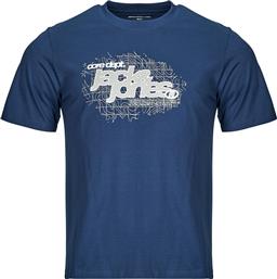 T-SHIRT ΜΕ ΚΟΝΤΑ ΜΑΝΙΚΙΑ JCOGRID BRANDING JACK & JONES