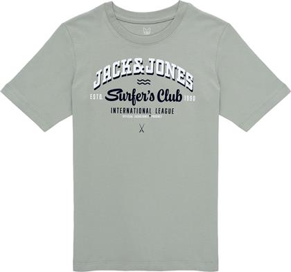 T-SHIRT ΜΕ ΚΟΝΤΑ ΜΑΝΙΚΙΑ JJELOGO TEE SS ONECK 2COL 24/25 JACK & JONES