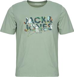 T-SHIRT ΜΕ ΚΟΝΤΑ ΜΑΝΙΚΙΑ JJGEPLAS JACK & JONES