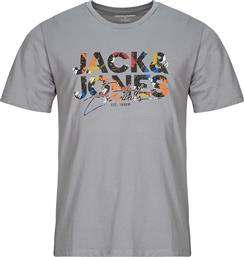 T-SHIRT ΜΕ ΚΟΝΤΑ ΜΑΝΙΚΙΑ JJGEPLAS JACK & JONES
