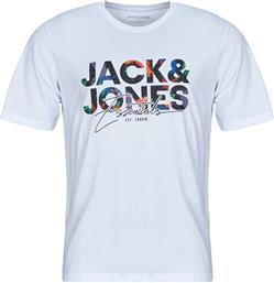 T-SHIRT ΜΕ ΚΟΝΤΑ ΜΑΝΙΚΙΑ JJGEPLAS JACK & JONES