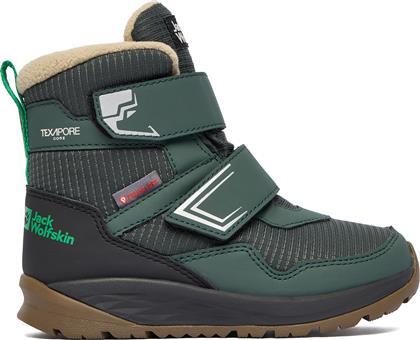 ΜΠΟΤΕΣ ΧΙΟΝΙΟΥ POLAR BEAR B TEXAPORE MID VC K A62144 E0206 ΠΡΑΣΙΝΟ JACK WOLFSKIN
