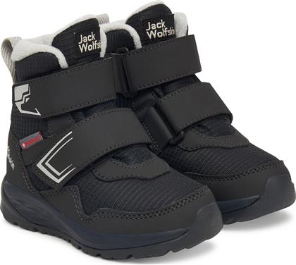 ΜΠΟΤΕΣ ΧΙΟΝΙΟΥ POLAR BEAR-B TEXAPORE MID VC K A62144 ΜΑΥΡΟ JACK WOLFSKIN
