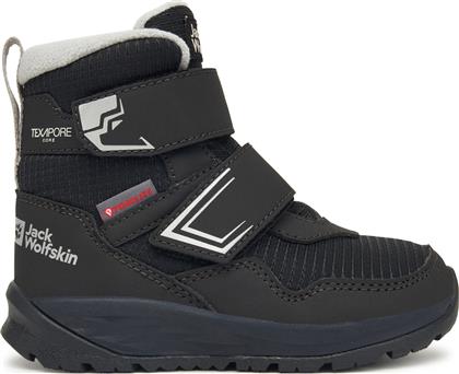 ΜΠΟΤΕΣ ΧΙΟΝΙΟΥ POLAR BEAR-B TEXAPORE MID VC K A62144 ΜΑΥΡΟ JACK WOLFSKIN