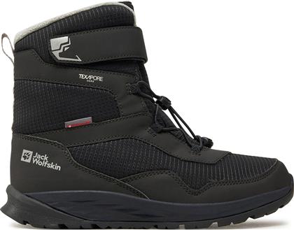 ΜΠΟΤΕΣ POLAR BEAR-B TEXAPORE HIGH VC K A62145 ΜΑΥΡΟ JACK WOLFSKIN