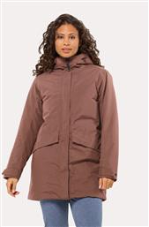 ΜΠΟΥΦΑΝ ΧΕΙΜΩΝΙΑΤΙΚΟ TEMPELHOF COAT 1116151 ΜΠΟΡΝΤΟ REGULAR FIT JACK WOLFSKIN