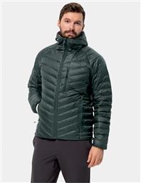 ΜΠΟΥΦΑΝ ΠΟΥΠΟΥΛΕΝΙΟ PASSAMANI DOWN HOODY 1207241 ΧΑΚΙ REGULAR FIT JACK WOLFSKIN