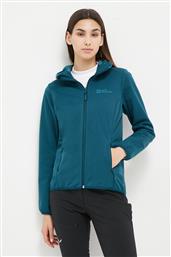 ΜΠΟΥΦΑΝ WINDHAIN HOODY ΧΡΩΜΑ: ΤΙΡΚΟΥΑΖ JACK WOLFSKIN