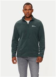 FLEECE TAUNUS FZ 1711451 ΠΡΑΣΙΝΟ REGULAR FIT JACK WOLFSKIN