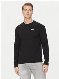 LONGSLEEVE ESSENTIAL LONGSLEEVE 1808821 ΜΑΥΡΟ REGULAR FIT JACK WOLFSKIN