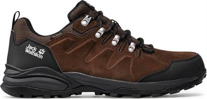 ΠΑΠΟΥΤΣΙΑ ΠΕΖΟΠΟΡΙΑΣ REFUGIO TEXAPORE LOW M 4049851 ΚΑΦΕ JACK WOLFSKIN