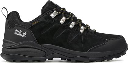 ΠΑΠΟΥΤΣΙΑ ΠΕΖΟΠΟΡΙΑΣ REFUGIO TEXAPORE LOW M 4049851 ΜΑΥΡΟ JACK WOLFSKIN από το EPAPOUTSIA