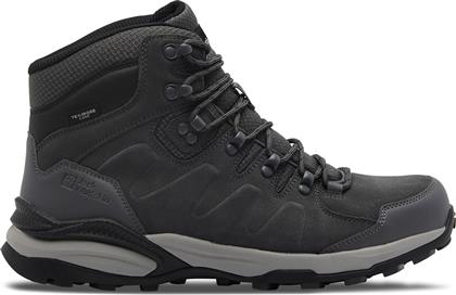 ΠΑΠΟΥΤΣΙΑ ΠΕΖΟΠΟΡΙΑΣ REFUGIO TEXAPORE MID M 4049851 ΓΚΡΙ JACK WOLFSKIN