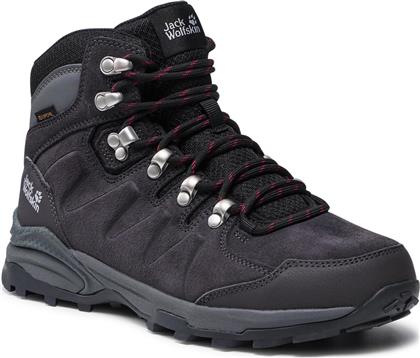 ΠΑΠΟΥΤΣΙΑ ΠΕΖΟΠΟΡΙΑΣ REFUGIO TEXAPORE MID W 4050871 ΓΚΡΙ JACK WOLFSKIN