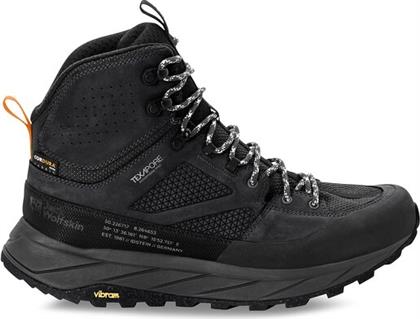 ΠΑΠΟΥΤΣΙΑ ΠΕΖΟΠΟΡΙΑΣ TERRAQUEST TEXAPORE MID M 4056381 ΜΑΥΡΟ JACK WOLFSKIN