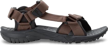 ΣΑΝΔΑΛΙΑ LAKEWOOD RIDE SANDAL M 4019021 ΚΑΦΕ JACK WOLFSKIN