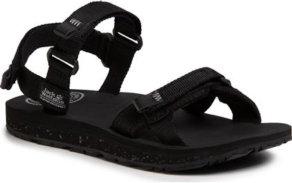 ΣΑΝΔΑΛΙΑ OUTFRESH SANDAL W 4039461 ΜΑΥΡΟ JACK WOLFSKIN